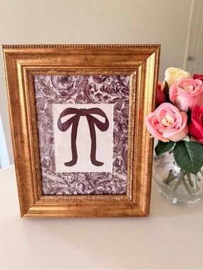 Threshold Studio McGee | Decorative Holiday Bow Art Frame